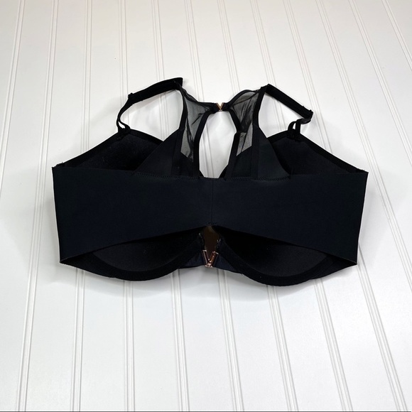 Victorias Secret Push Up Bra Front Closure Black - Picture 2 of 5